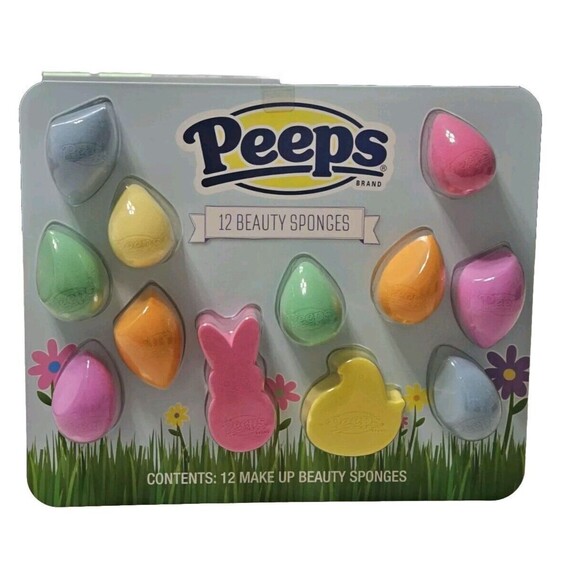 PEEPS Make up Beauty Sponges 12 piece set, NEW - Picture 1 of 12